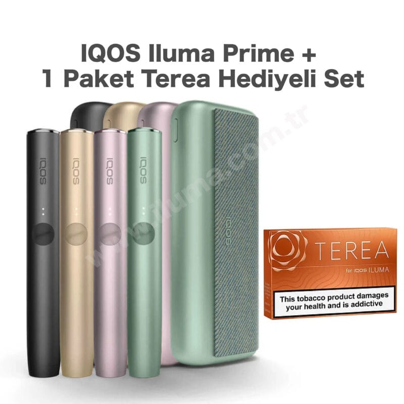 IQOS Iluma Prime + 1 Paket Terea Hediyeli Set